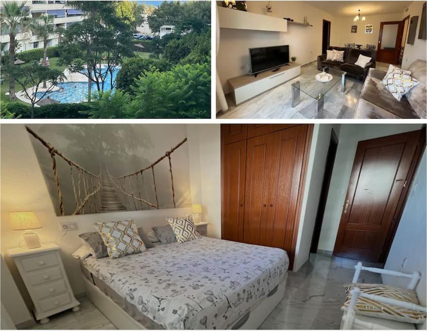 Marbella Piso En Casco Junto A Playa Piscina In Summer Season Екстериор снимка